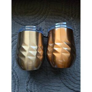 Set of Two Primula Insulated Wine 14 oz. Double Wall Vacuum Sealed Stainless Ste